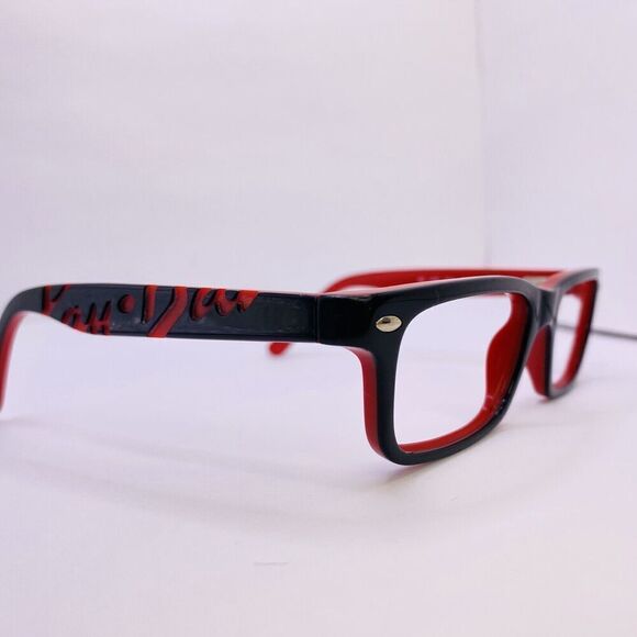 Ray-Ban Authentic Eyeglasses RB 1535 3573 46 [] 16 125 MM Black Red Pattern - Picture 6 of 8